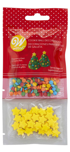 Sprinkles Mostacillas Colores Estrellas Wilton Pasteleria