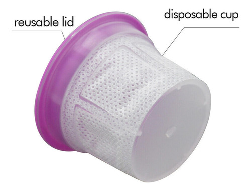 50 Uds. De Tazas De Filtro De Café Desechables De Repuesto