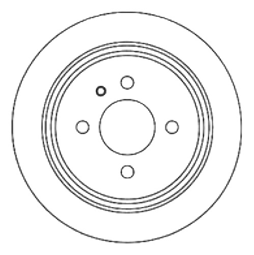 Disco Freno Tra (258mm) Bmw 3 E30 316-320i-325i 83-87