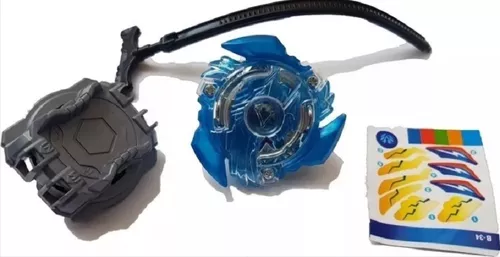 Beyblade Lançador Extreme Gyro Vermelho Divertido C/ Adesivo