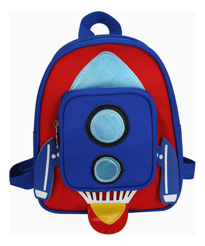 Mochila Paseo Infantil De Cohete Para Niños