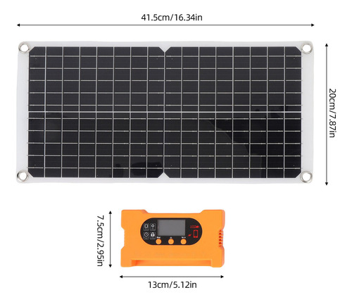 Panel Solar 17w Controlador 10a Monocristalino
