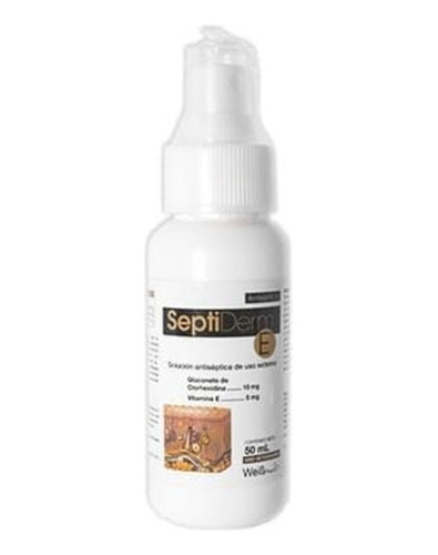 Solucion Antiseptica Septiderm Clorhexidina Vitamina E X120m