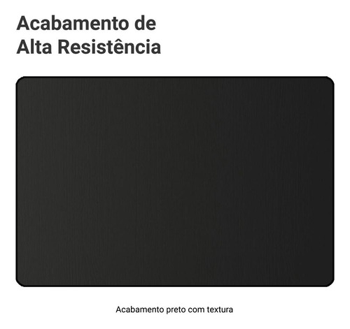Rack Para Tv Até 65 Polegadas Com Pés Retro Londres Madesa P Cor Preto