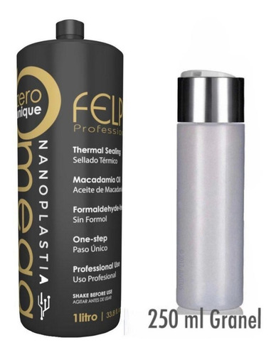 Imagen 1 de 5 de Nanoplastia Sin Formol Omega Zero, Unique 250ml Granel