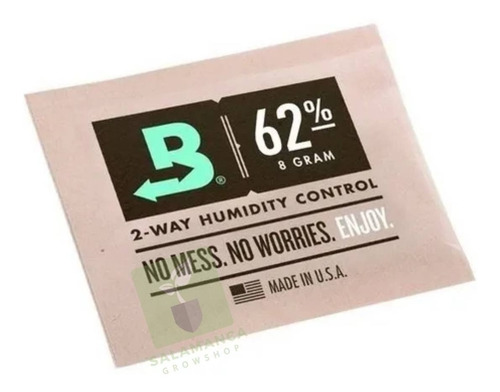 Imagen 1 de 2 de Boveda 8 Gr Control Humedad 62% Curado/ Salamanca Grow