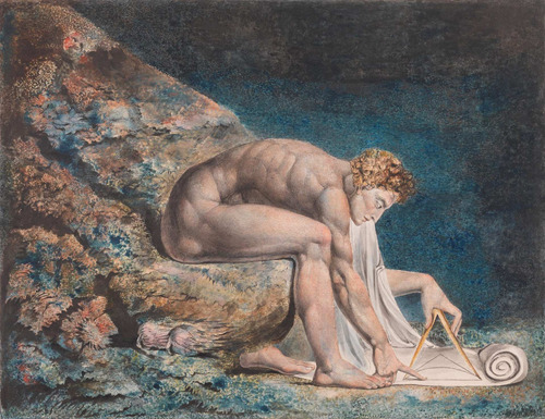 Vinilo Decorativo 30x45cm William Blake Pintor M11