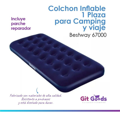 Kit Camping Carpa 3 Personas Colchones Almohadas Compresor