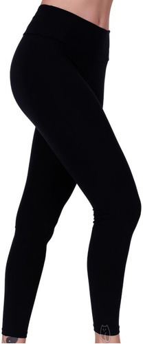 Imagem 6 de 10 de Calça Legging Feminin Grossa Suplex Power Cós Alto Silk&luck
