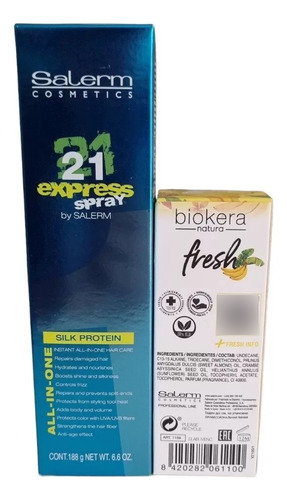 Salerm 21 Express 175ml + Aceite Yellow Biokera 75 Ml