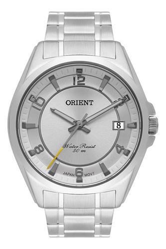 Relógio Orient Mbss1417-s2sx Masculino Prata Calendário 5atm