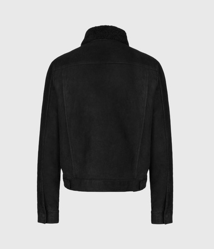 Chamarra All Saints Coley Shearling Trucker Jacket... (Usado)
