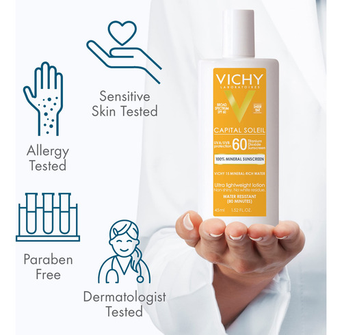 Protetor Solar Vichy Capital Soleil Tinted Mineral Spf 60 50