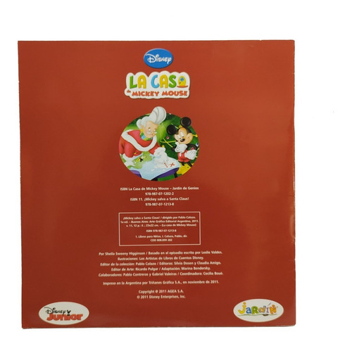 Libro Infantil - Mickey Salva A Santa Claus (Usado)