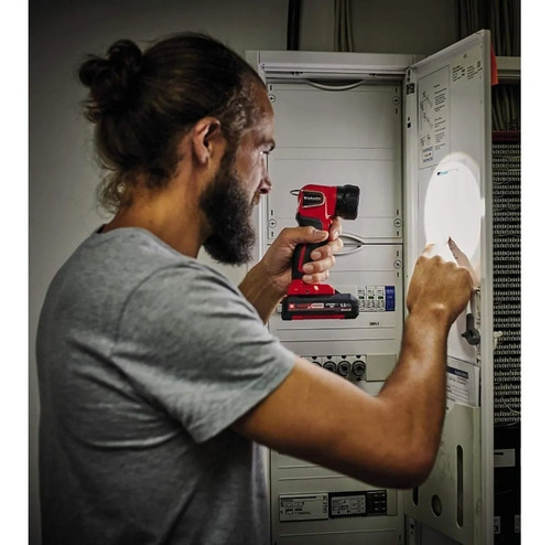 Imagen 9 de 10 de Lampara Linterna Inalambrica 18volt Sin Bateria Einhell Luz Led 280 Lm Te-cl 18 Li H Solo Flexibilidad Gancho Metálico