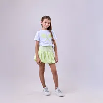 Comprar Conjunto Infantil Moda Mini Diva Roupa Saia Verao Blogueira