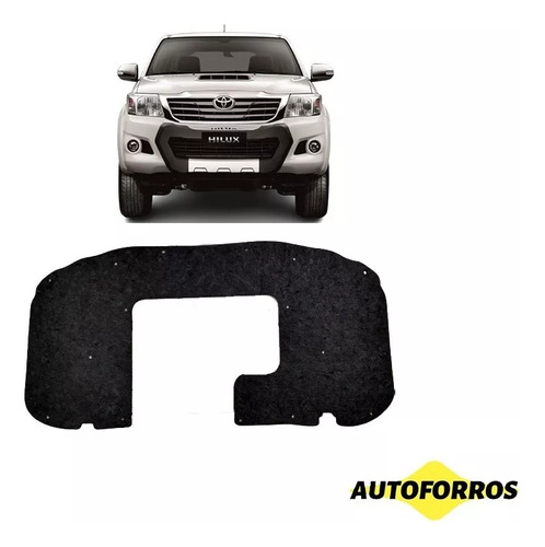 Forro Térmico Acústico Toyota Hilux 2012 2015 Presilhas