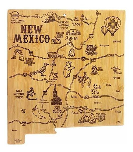 Totally Bamboo New Mexico State Destination Tabla De Cortar 