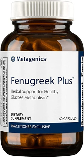 Fenogreco Plus 60caps - Metagen - - Unidad a $5911
