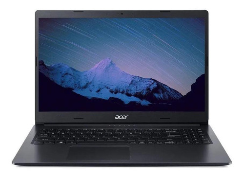 Notebook Acer Aspire 3 A315-23 preta 15.6", AMD Ryzen 5 3500U 12GB de RAM 1TB HDD, AMD Radeon Graphics 60 Hz 1366x768px Windows 10 Home