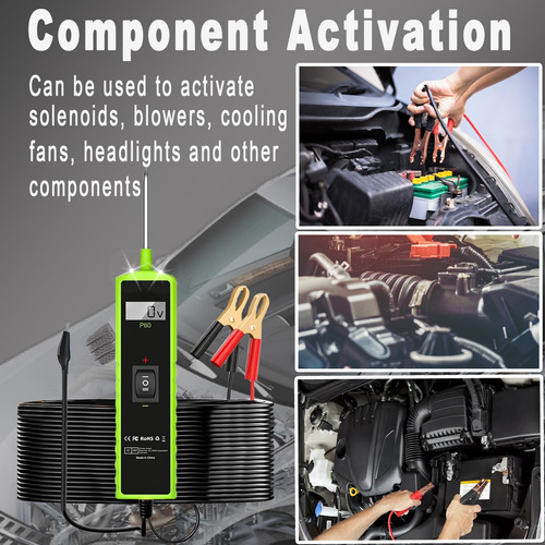 Probador De Circuito Automóvil 12v Modelo Luz De Prueba