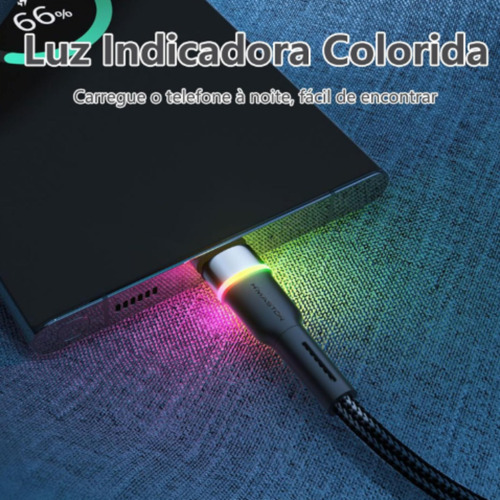 Cabo Iphone 11 12 13 14 15 16turbo Lightning Tipo C Usb 2 Mt Preto Lightning