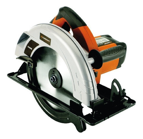 Sierra Circular Mano 2200w Madera Lusqtoff 235mm 9 1/4 +guia Naranja