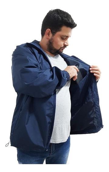 corta vento plus size masculino