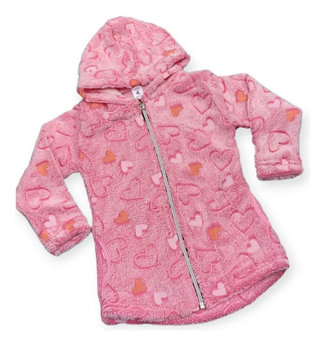 Campera De Abrigo Infantil Corderito Iluminan En Oscuridad 