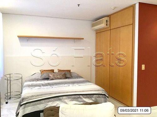 Imagem 3 de 15 de Flat Tipo Studio Em Moema, Para Moradia Ou Investimento - Sf33459