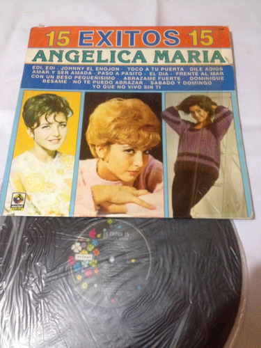 Angélica María 15 Éxitos Disco De Vinil Original 