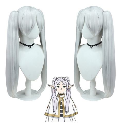 Frieren Beyond Journey's End Frieren Cosplay Peruca Cabelo