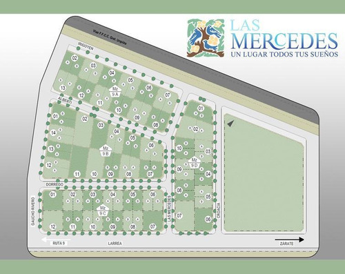 Imagen 1 de 28 de Las Mercedes Barrio Abierto. Lotes Desde 300 M2 En Venta En Zárate. Descuentos Lanzamiento. Financiación
