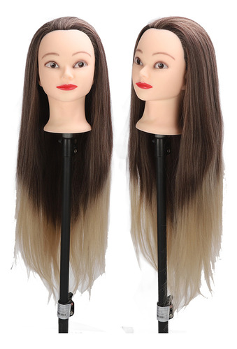 Manequim De Modelagem De Cabeleireiro De Cabelo Longo E Maci