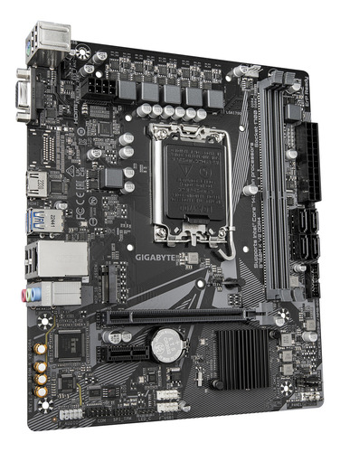 Tarjeta Madre Gigabyte B760m K V2 Ddr4 Lga1700 Micro Atx Color Negro