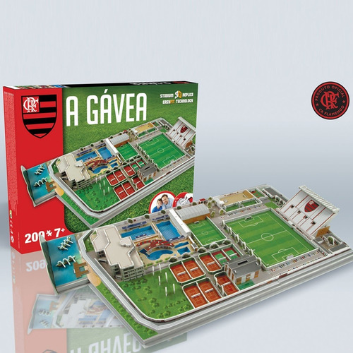 Quebra-cabeça Maquete 3d - Estádio Gávea - Flamengo