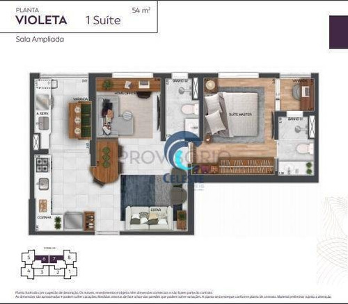 Imagem 20 de 21 de Apartamento À Venda, 54 M² Por R$ 405.239,57 - Jardim Satélite - São José Dos Campos/sp - Ap1681