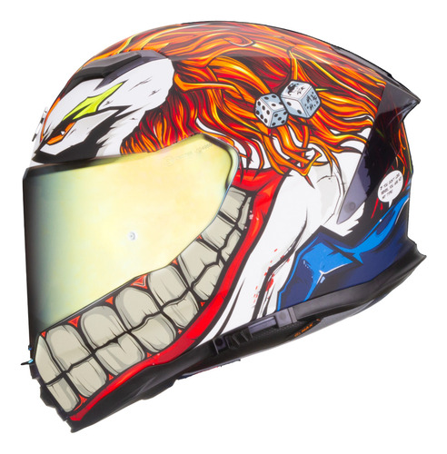 Hax Helmets. Casco Integral Dot Ece 06. Modelo Force Gambler