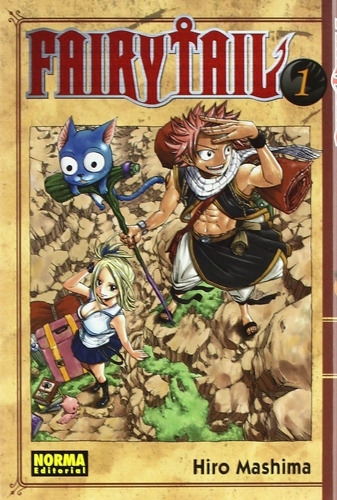 Fairy Tail No. 1: Fairy Tail No. 1, De Hiro Mashima. Serie Fairy Tail, Vol. 1. Editorial Norma Comics, Tapa Blanda, Edición 1 En Español, 2008