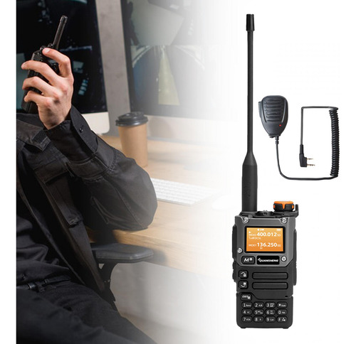 Rádio Bidirecional Portátil Uv-k58 Vhf Uhf Com Microfone