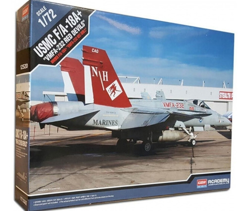 Academy 12520 Avion F18 Sc 1/72 Usmc F/a 18a Vmfa Red Devils