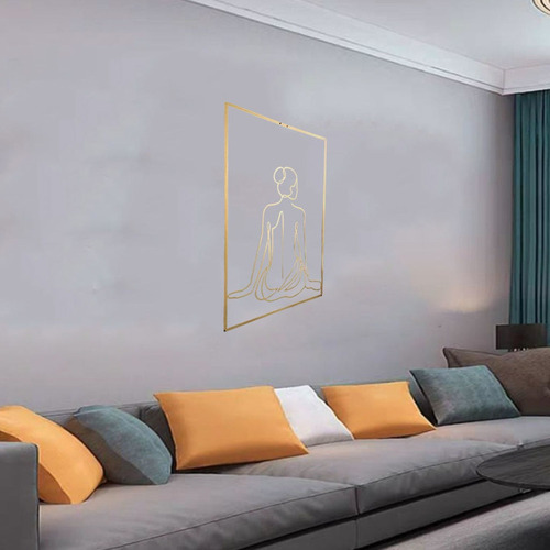 Cuarto De Decoración De Pared De Oro De Vuelta Uno