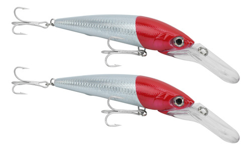 Fishing Lure Bait, 2 Peças De Plástico, Simulação Artificial