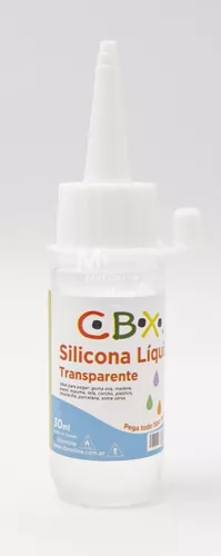 Silicona Liquida Transparente 250ml Adhesivo Pegamento Cbx