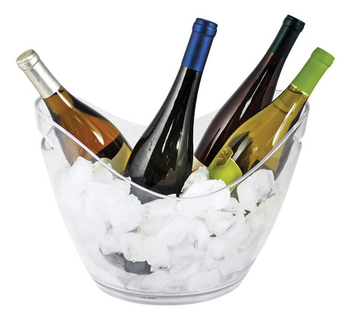 True Chill Cubitera Transparente, Cubetas De Fiesta Para Beb