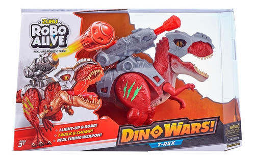 Dinosaurio Robo Alive T-rex Con Luz - Vamos A Jugar