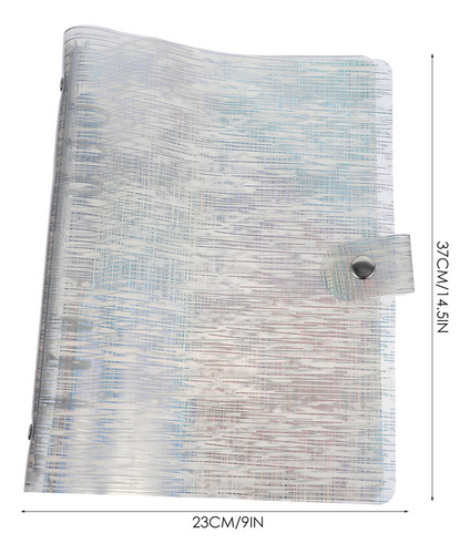 Funda Protectora Colorida Para Cuaderno De 6 Orificios
