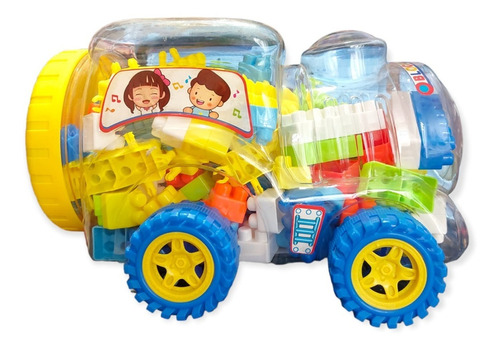 Trencito Con Bloques Para Armar Happy Blocks