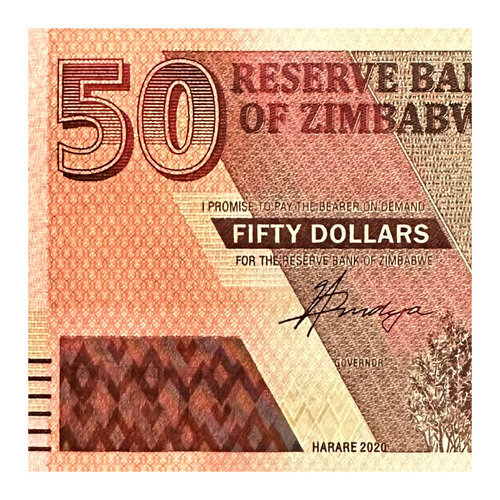 Zimbabwe - 50 Dólares - Año 2020 - P #105 - África