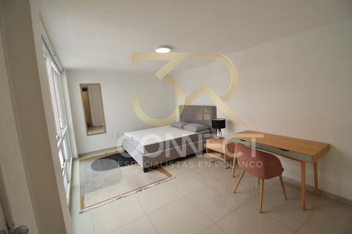 Departamento En Renta En Polanco 4r/2b/1e - Amueblado - 120m2